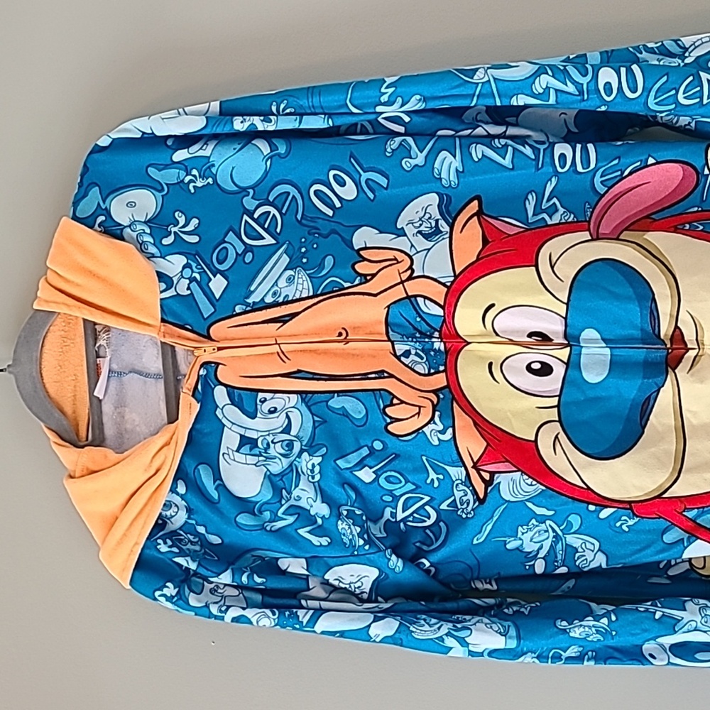 Ren and Stimpy Onesie Unisex Adult Costume